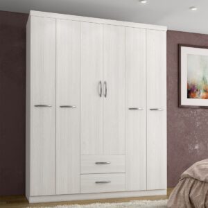 Closet Charm 6 Puertas 2 Cajones Teka