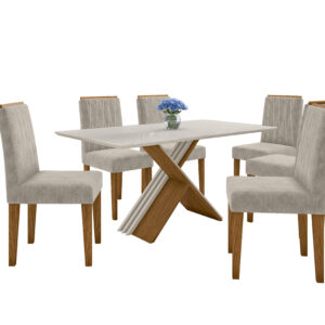 Juego de comedor 6 sillas